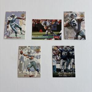 Dallas Cowboys Football Card Lot – Jay Novacek, Charles Haley – 1990s NFL